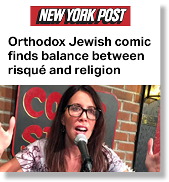 New York Post — Orthodox Jewish comic finds balance between risqué and religion